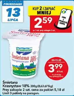 Lewiatan Śmietana Krasnystaw 18% oferta