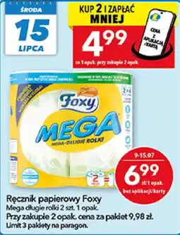 Lewiatan Ręcznik papierowy Foxy Mega długie rolki oferta