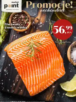 Market Point Filet świeży z łososia ze skórą oferta