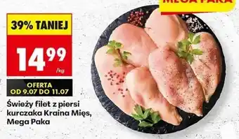Biedronka Świeży filet z piersi kurczaka Kraina Mięs oferta