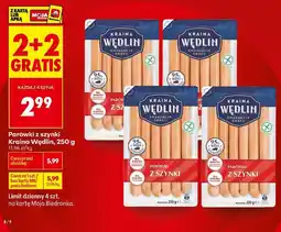 Biedronka Parówki z szynki Kraina Wędlin oferta