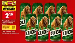 Biedronka Piwo Żubr Jasne oferta