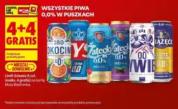 Biedronka Piwa 0,0% w puszkach oferta