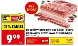 Biedronka Boczek wieprzowy bez kości i skóry Kraina Mięs oferta