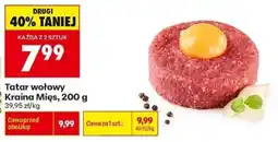 Biedronka Tatar wołowy Kraina Mięs oferta