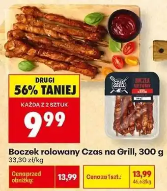 Biedronka Boczek rolowany Czas na Grill oferta