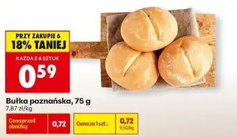 Biedronka Bułka poznańska oferta