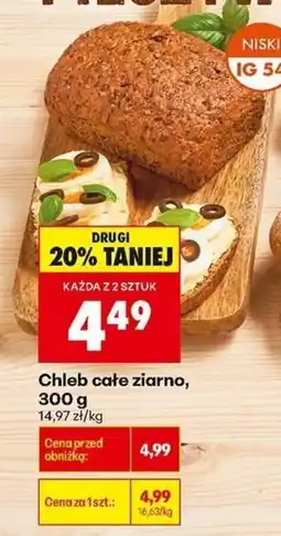 Biedronka Chleb całe ziarno oferta