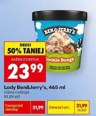 Biedronka Lody Ben&Jerry's oferta