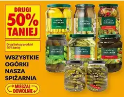 Biedronka Ogórki Nasza Spiżarnia oferta