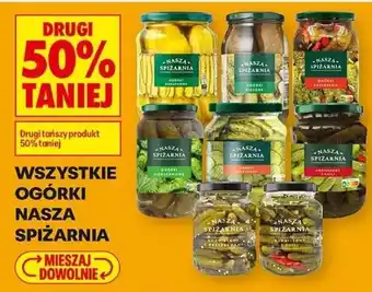 Biedronka Ogórki Nasza Spiżarnia oferta