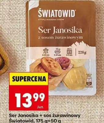 Biedronka Ser Janosika z sosem żurawinowym Świątowid oferta