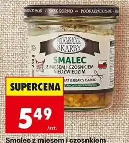 Biedronka Podkarpackie Skarby Smalec z Miesem i Czosnkiem oferta