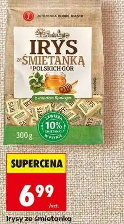 Biedronka Irysy ze śmietanką oferta
