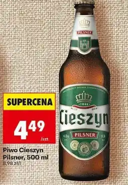 Biedronka Piwo Cieszyn Pilsner oferta