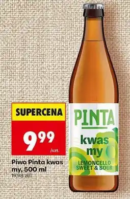 Biedronka Piwo Pinta kwas my oferta