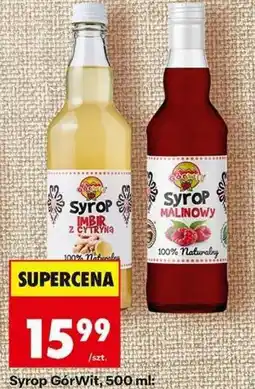 Biedronka Syrop GórWit Syrop Imbir z Cytryną oferta
