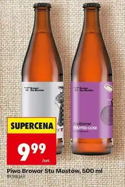 Biedronka Piwo Browar Stu Mostów oferta