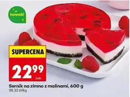 Biedronka Sernik na zimno z malinami oferta