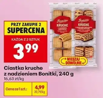 Biedronka Ciastka kruche z nadzieniem Bonitki oferta