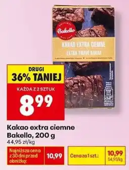 Biedronka Kakao extra ciemne Bakello oferta