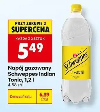 Biedronka Napój gazowany Schweppes Indian Tonic oferta