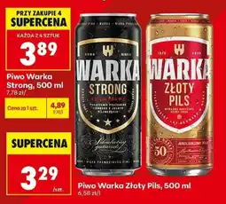 Biedronka Piwo Warka Strong oferta