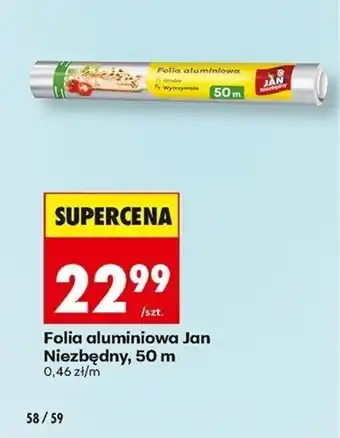 Biedronka Folia aluminiowa Jan Niezbędny oferta