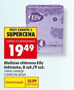 Biedronka Bielizna chłonna Elly Intimate oferta