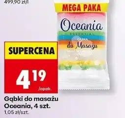 Biedronka Gąbki do masażu Oceania oferta