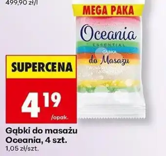 Biedronka Gąbki do masażu Oceania oferta