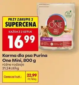 Biedronka Karma dla psa Purina One Mini oferta