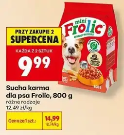 Biedronka Sucha karma dla psa Frolic oferta