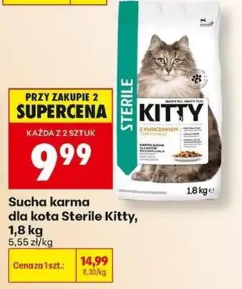 Biedronka Sucha karma dla kota Sterile Kitty oferta