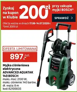 Leroy Merlin Myjka ciśnieniowa elektryczna ADVANCED AQUATAK 140 BOSCH oferta