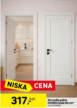 Leroy Merlin Skrzydło pełne mondo białe oferta