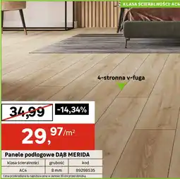 Leroy Merlin Panele podłogowe DĄB MERIDA oferta
