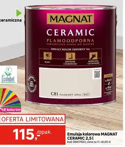 Leroy Merlin Emulsja kolorowa MAGNAT CERAMIC oferta