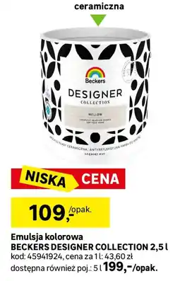 Leroy Merlin Emulsja kolorowa beckers designer collection oferta