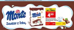 Biedronka Mleczna kanapka Monte Snack 4-pak oferta