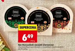Biedronka Ser Koryciński swojski z kozieradką Zarzeccy oferta