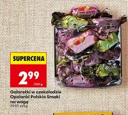Biedronka Galaretki w czekoladzie Opolanki Polskie Smaki na wagę oferta