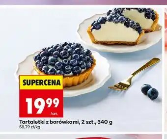 Biedronka Tartaletki z borówkami 2-pak oferta