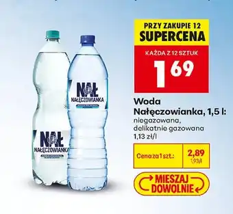 Biedronka Woda niegazowana Nałęczowianka oferta