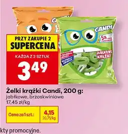Biedronka Żelki krążki jabłkowe Candi oferta