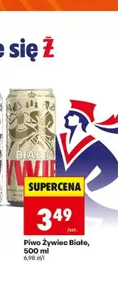 Biedronka Piwo Żywiec Białe oferta