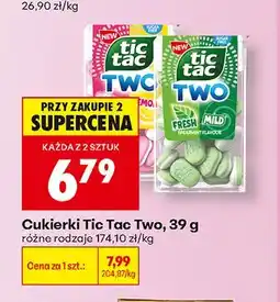Biedronka Cukierki Tic Tac Two Emo oferta