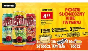 Biedronka Piwo Desperados Mojito oferta