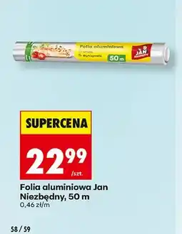 Biedronka Folia aluminiowa Jan Niezbędny 50 m oferta