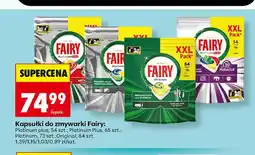 Biedronka Kapsułki do zmywarki Fairy Platinum Plus oferta